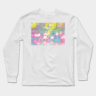 Flamingos Long Sleeve T-Shirt